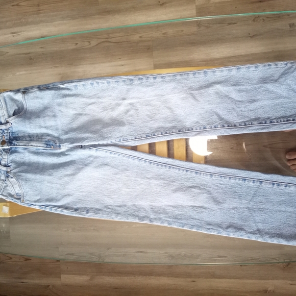 ROLLA'S Light Blue Straight Leg Jeans - Picture 4 of 6